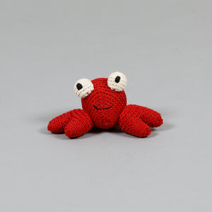 Cotton Crochet Crab Toy