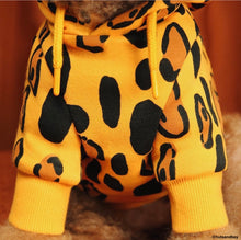 Load image into Gallery viewer, Yellow Animal Print Hoodie