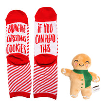 Load image into Gallery viewer, Sock &amp; Dog Toy Gift Set, Christmas Cookies